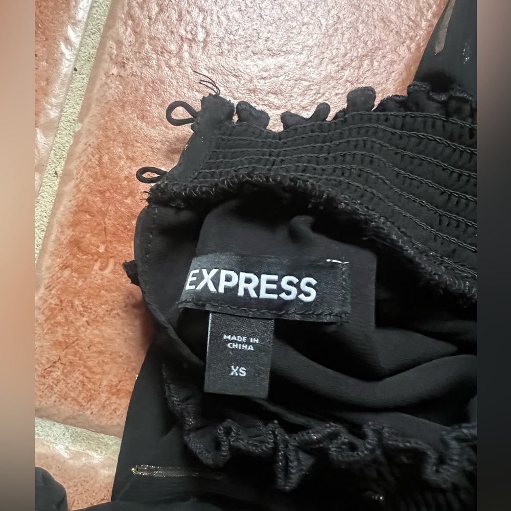 Express womens XS fancy dress, worn once, EUC - Picture 2 of 2